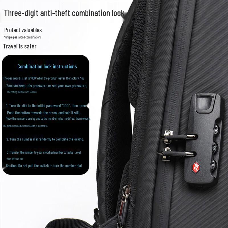 Meng Huoban Hard Shell Waterproof Laptop & Gaming Backpack