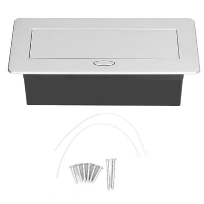 Kit de caixa de cobertura de tomada elétrica de piso embutida para mesa pop-up, padrão UE 250 V 16 A
