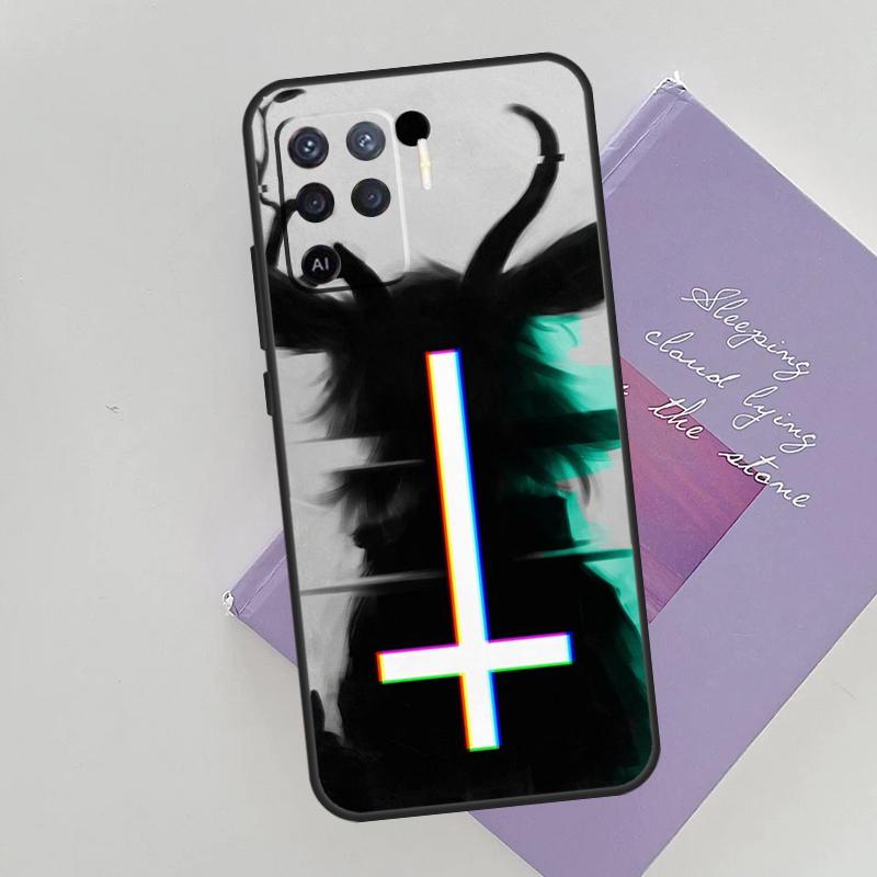 Devil Satan Dark Art Cover For Oppo A78 A98 A74 A54 A94 A15 A16 A17 A52 A72 A76 A96 A53 A57S A58 A5 A9 Phone Case