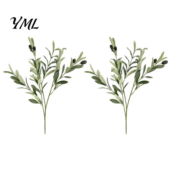 Seasonal Botanical Accents for Shelves Faux Olive Branches Vase, Artificial Tree Branches, DIY Fake Realistic Greenery Plants, Stems, Floral