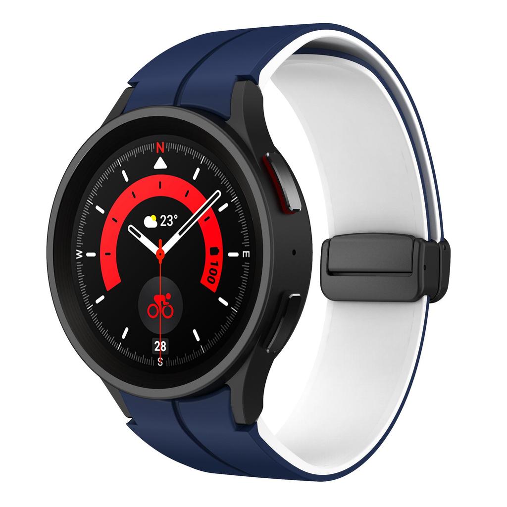 Original Strap for Samsung Watch 4 40mm 44mm 5Pro 45mm 42 46 Band Magnetic Buckle for Galaxy Watch 6 Classic 43mm 47mm Bracelet