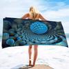 Abstract Printing Series Seaside Vacation Beach Towel Swimming Bath Towel Sports Towel