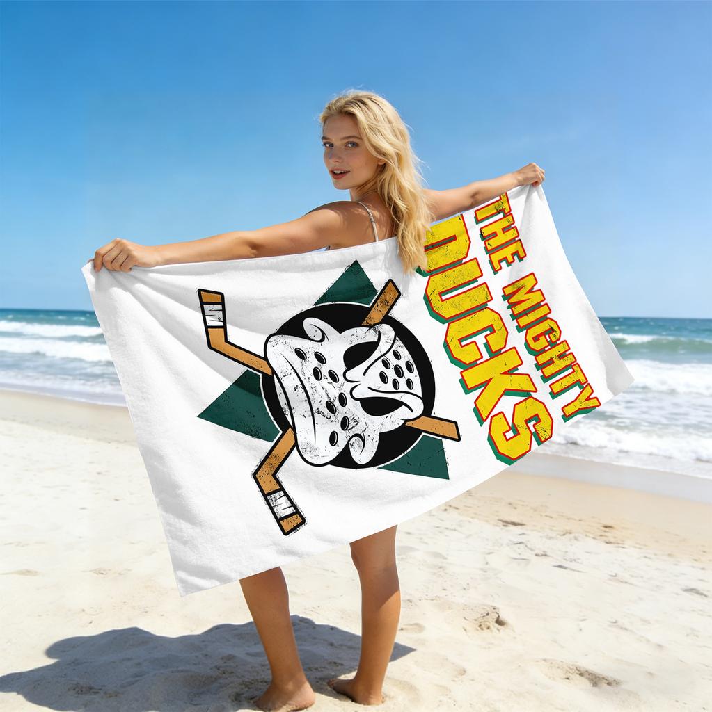 1pc personalized and fashionable beach towel, ultra-fine fiber absorbent beach towel, outdoor vacation swimming beach towel
