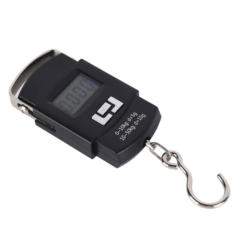 Hängewaage LCD-Anzeige 50kg Tragbare Digitale Fischwaage mit Komfortablem Griff