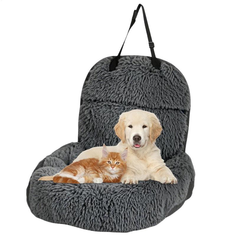 Car Seats For Dogs Soft Furry Puppy Supplies Travel Carrier Comfortable Pet Travel Car Bed Soft Safety Cushion For Kids Teen