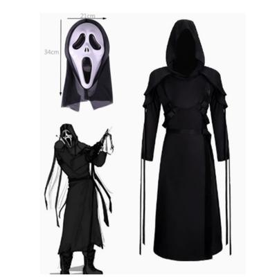 Costume Cosplay Visage de Fantôme Jeu Dead Daylight Uniforme de Jeu de Rôle Tenue de Fête Halloween Carnaval Pour Hommes et Femmes