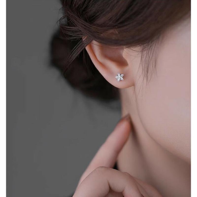 Cercei mici mini cu zirconiu pentru dormit fără a da jos cerceii, cercei mini high-end pentru piercing în ureche