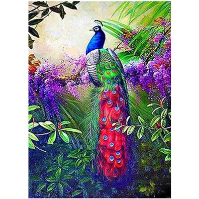 Completo 5D pittura diamante fai da te animale pavone diamante ricamo punto croce decorazioni per la casa regalo fatto a mano