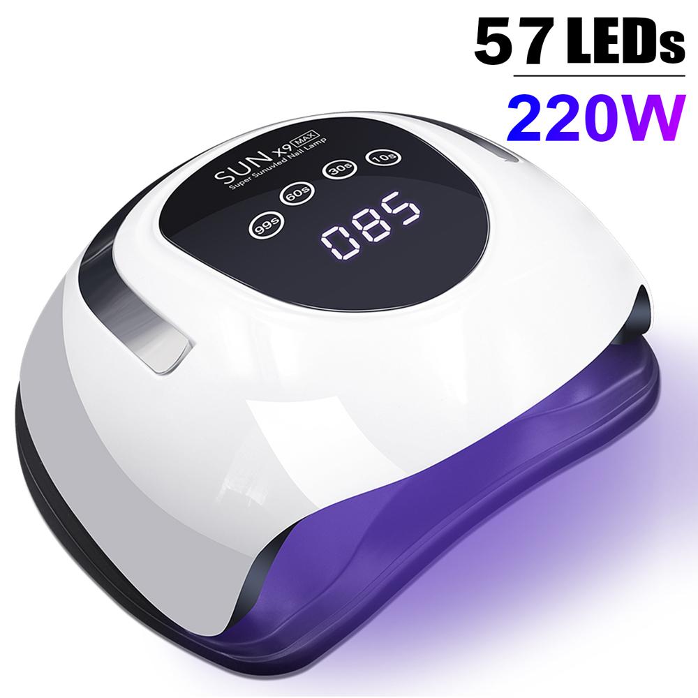 Professional UV LED Nail Lamp for Nails Gel Polish Foot Curing Lamps Large Touch Screen UV Nail Dryer Light with 72 LEDs