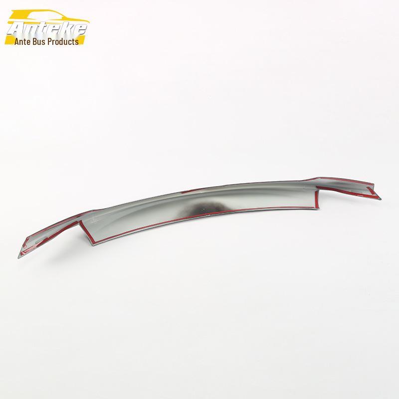 Izeh Electroplated Tailgate Rear Window Cover Trim for 18 Tail Wing Bright Strip