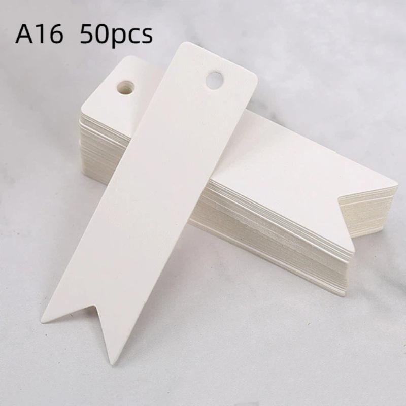 Thank You Tags 50Pcs Bronzing Stamping Black White Paper Card for Valentine's Day Gift Favor Retail Price Label