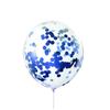 Transparent Sequined Latex Balloons for Parties and Weddings, 2.8g