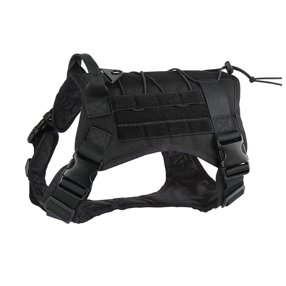 Tactical Dog Harness for Large Pet Harness No-Pull Service Vest Adjustable Military Dog Vest for Training Hunting Walking