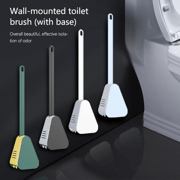 Creative Golf Brush Head Toilet Brush Wall-mounted Toilet Brush Without Dead Corners Bendable Household Toilet Cleaning Tool