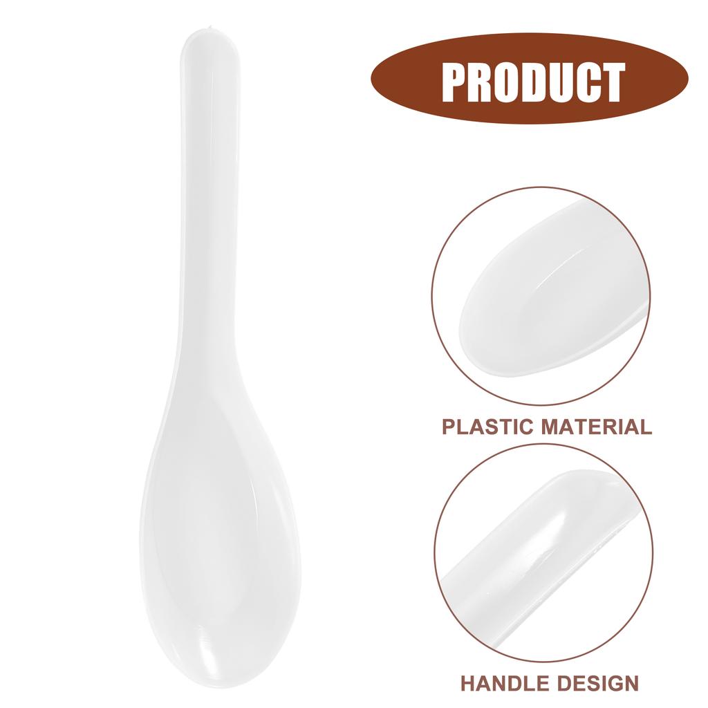 60pcs Plastic Spoons Disposable Utensils Transparent Cutlery Spoons Small Spoons Disposable Spoons Disposable Cutlery