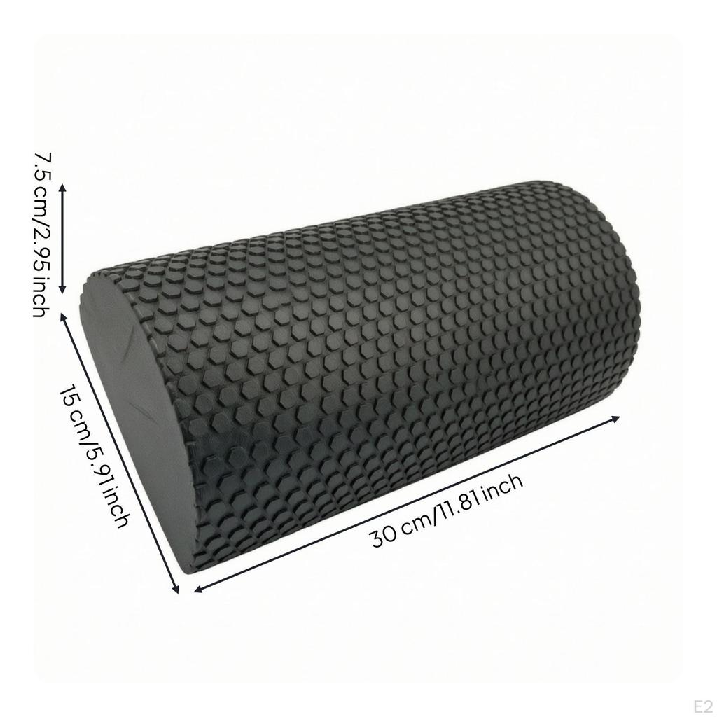 HalfRound Foam Roller Stable Half Textured Fitness Equipment for Stretching,
