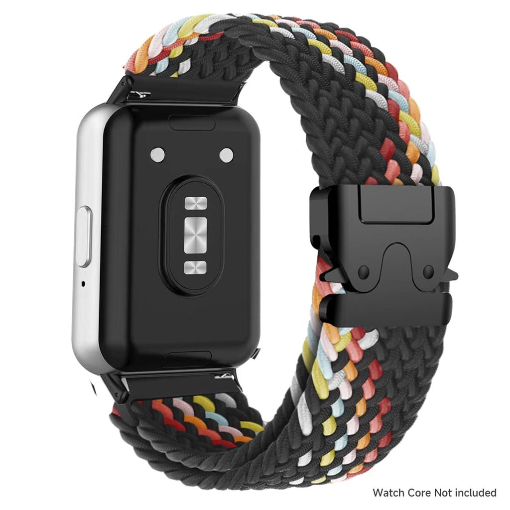 Nylonarmband für Samsung Galaxy Fit 3 Armband Verstellbares geflochtenes Solo-Loop Ersatzarmband für Samsung Fit 3 Uhrenarmband