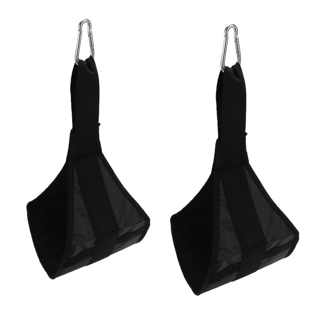 2Pcs Fitness Hanging AB Straps Hang Bar Strap for Pull Up Bar Core Strength Training with 2 Hooks