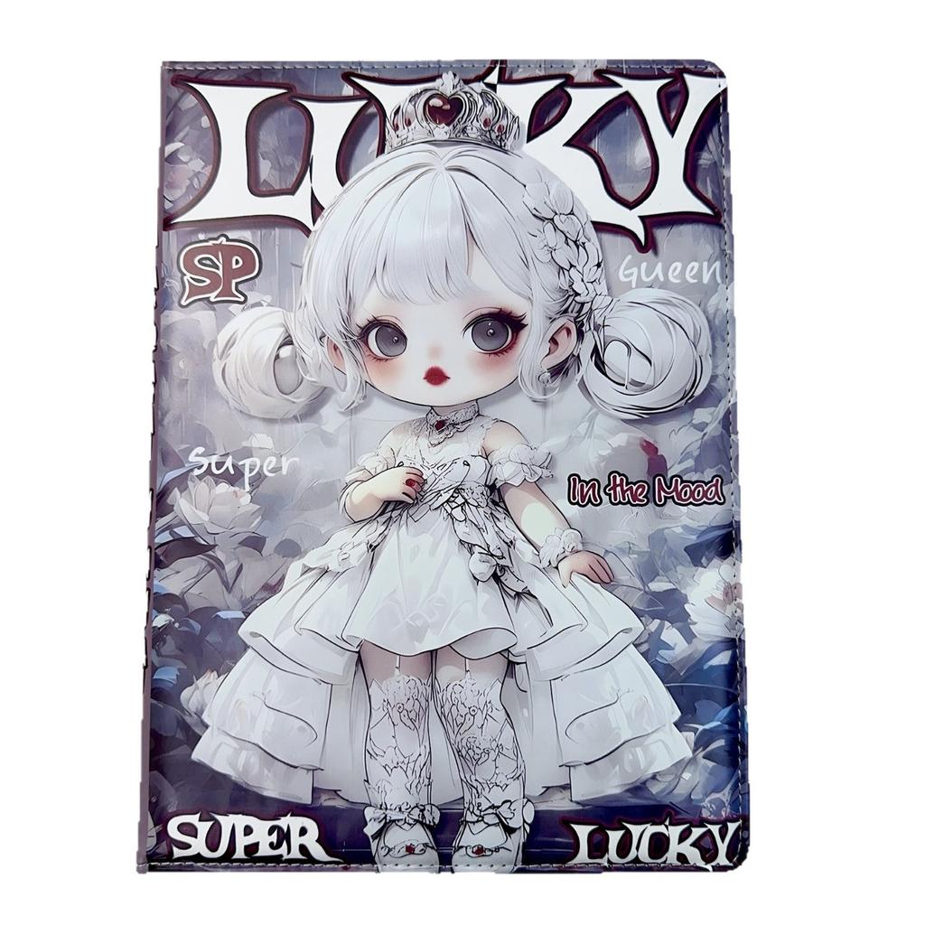 B5 Big Cousin Notebook Colorful Lucky Sp Tide Play Matt Hand Account Book Leather Book Horizontal Line Color Page Book