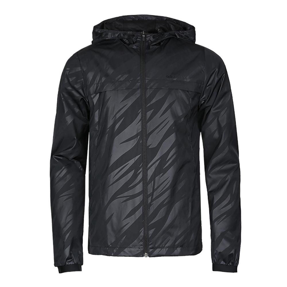Adidas Neo M Fav Mesh L WB Серия Lifestyle Худи на молнии с длинным рукавом Удобная куртка Мужские куртки Черный CV9343 M