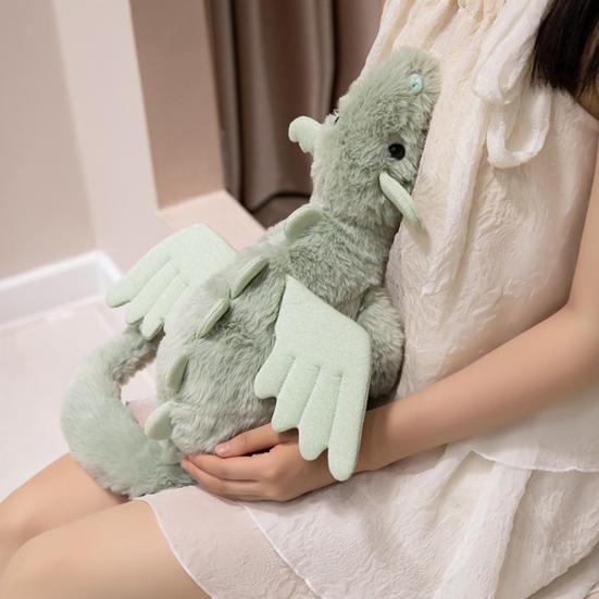 Dragon Plush Doll Realistic Stuffed Animal Toy 50cm Cute Flying Dragon Pillow Soft Cuddling Gift