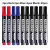 10pcs Permanent Markers,Oil-Based Ink, Large Nib,Waterproof,Quick-Drying For Logistics Express Delivery And Marking Purposes