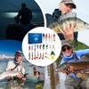 Christmas Countdown Toy 24 Days Fishing Bait Set Fishing Bait Advent Toy For Father Boyfriend Grandfather Uncle Neighbor Grandpa