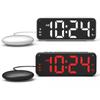 Multifunctional USB Charging Vibrating Alarm Clock with Bed Shaker for Heavy Sleepers with Strong Vibration