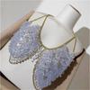 Beaded Body Chain Bra Multilayer Beads Chest Chain Body Accessories Jewelry for Women Girls Nightclub Raves Body Jewel