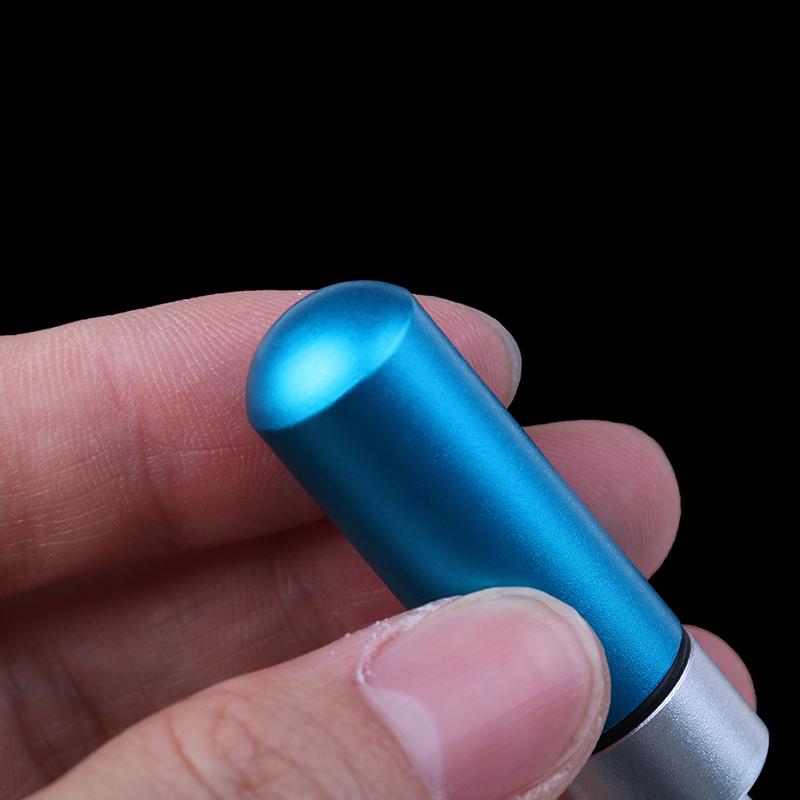 Pill Box Bottle Holder Water Proof Aluminum Container Key Chain Medicine Case