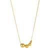 Five Blessings 18K Gold Plated Necklace – Trendy, High-End, Fade-Resistant Beads, Elegant European & American Style for Women