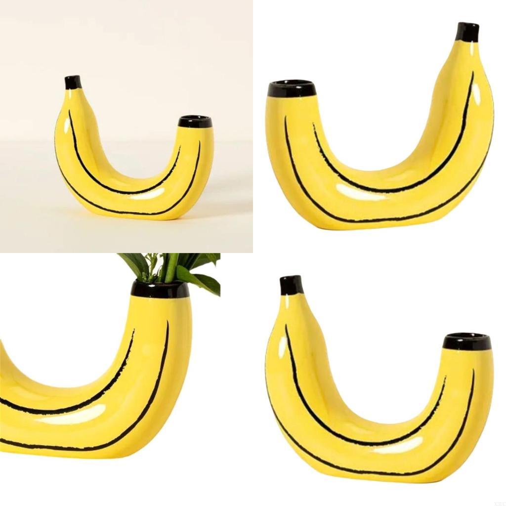 

Banana Resins Vases for Contemporary Homes and Table Centerpieces Decors X3UC China Mainland