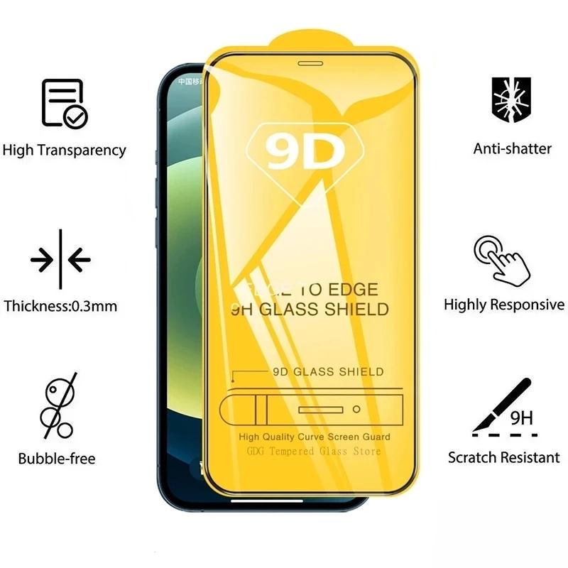 1-2 pces 9d vidro temperado para xiaomi redmi 12c 11a 10c 8t 9s 10s 11s 12s nota 13 pro 12 11 10 9 8 7 13c 9a 9c 9t protetor de tela