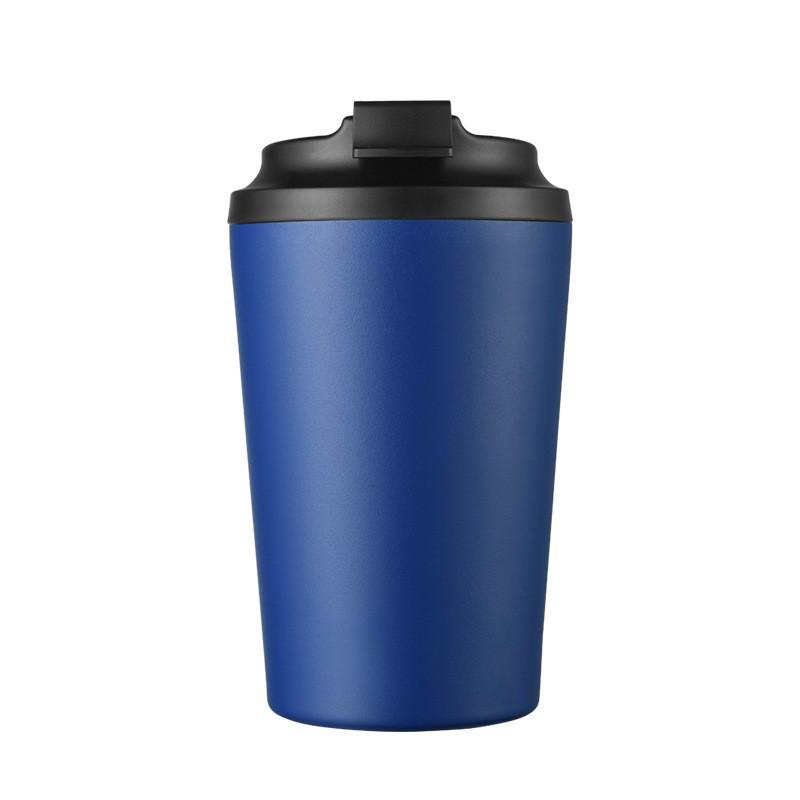 12oz Stainless Steel Insulated Coffee Cup with Scale - 7th Gen Portable Travel Mug
