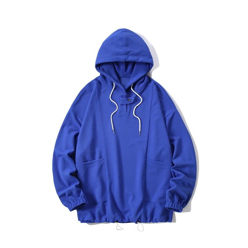 2026 Spring Men Soild Color Oversized Hoodie Men Leisure Sweatshirt Male Harajuku Hooded Pullover Male Hip Hop Streetwear Hoodie