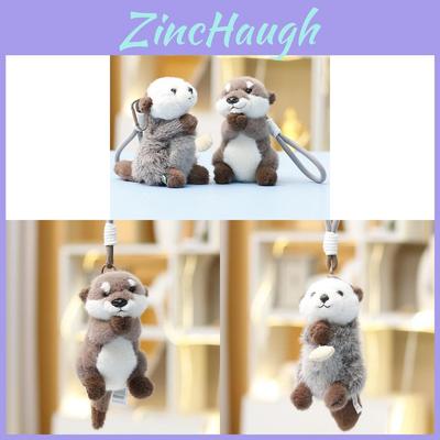 Juguete de Nutria de Peluche Para Niños Niñas Con Llavero y Colgante para Bolso Idea de Regalo