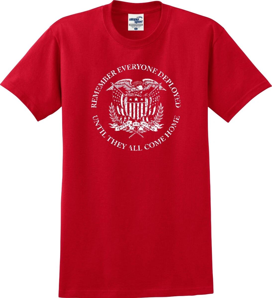 

Remember Everyone Deployed United We Stand Distressed Unisex T shirt (S-5X) 2XL