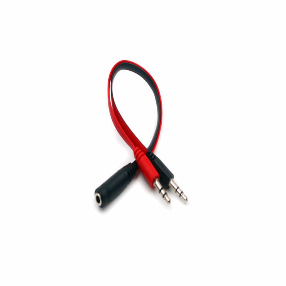 1 Male To 2 Female 3.5 Jack Audio Splitter Cable Audio Cable  Portable   Smart Phone
