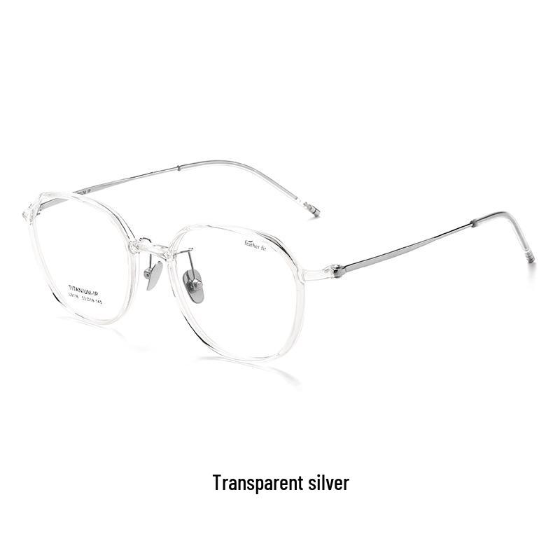 

Danyang Сверхлегкая 7,1 г Корейская Титановая Овальная Оправа для Очков L9116Y - Модная для Мужчин и Женщин