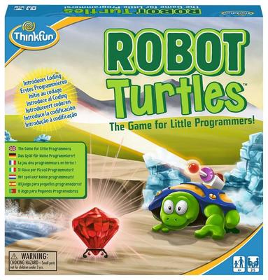 ThinkFun "Robot Turtles" 76431 Um jogo que desenvolve habilidades de pensamento em programação Instruções em japonês incluídas Idades 4 e acima ThinkFun
