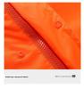 Men's Orange Raincoat & Pants Set with Reflective Strips for Construction and Cleaning
