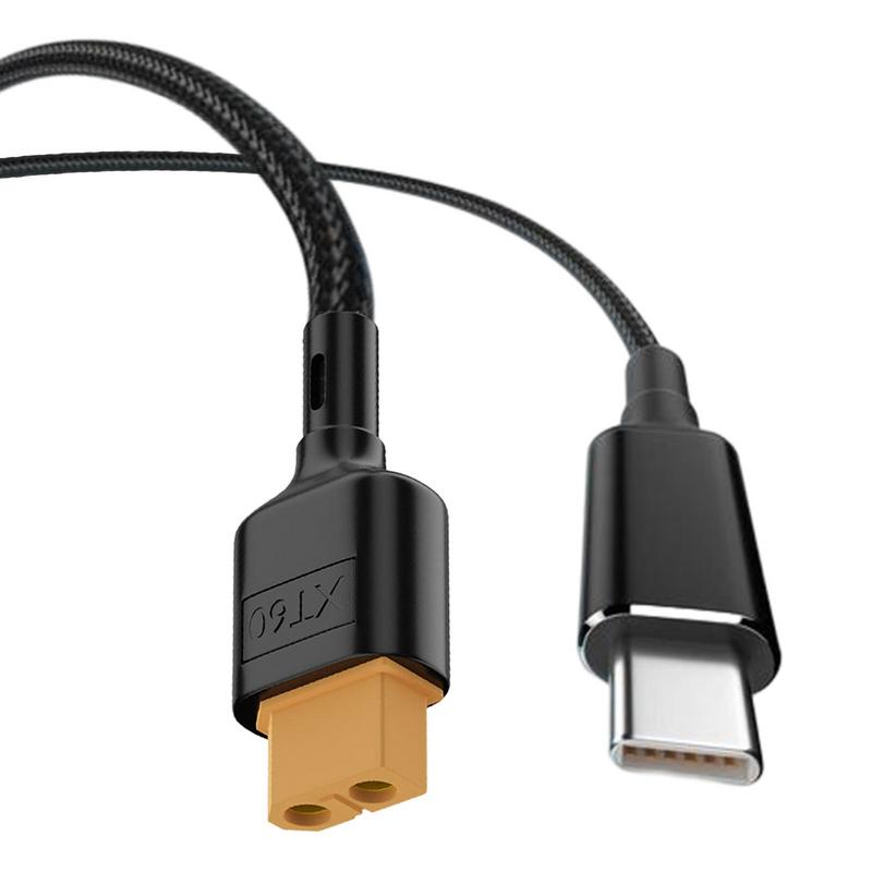 Fits For Toolkitrc M6 M6D M7 M8S and AMASS, USB Type C to XT60 Converter Charging Cable, Aeronautical Car Model PD Protocol Cord
