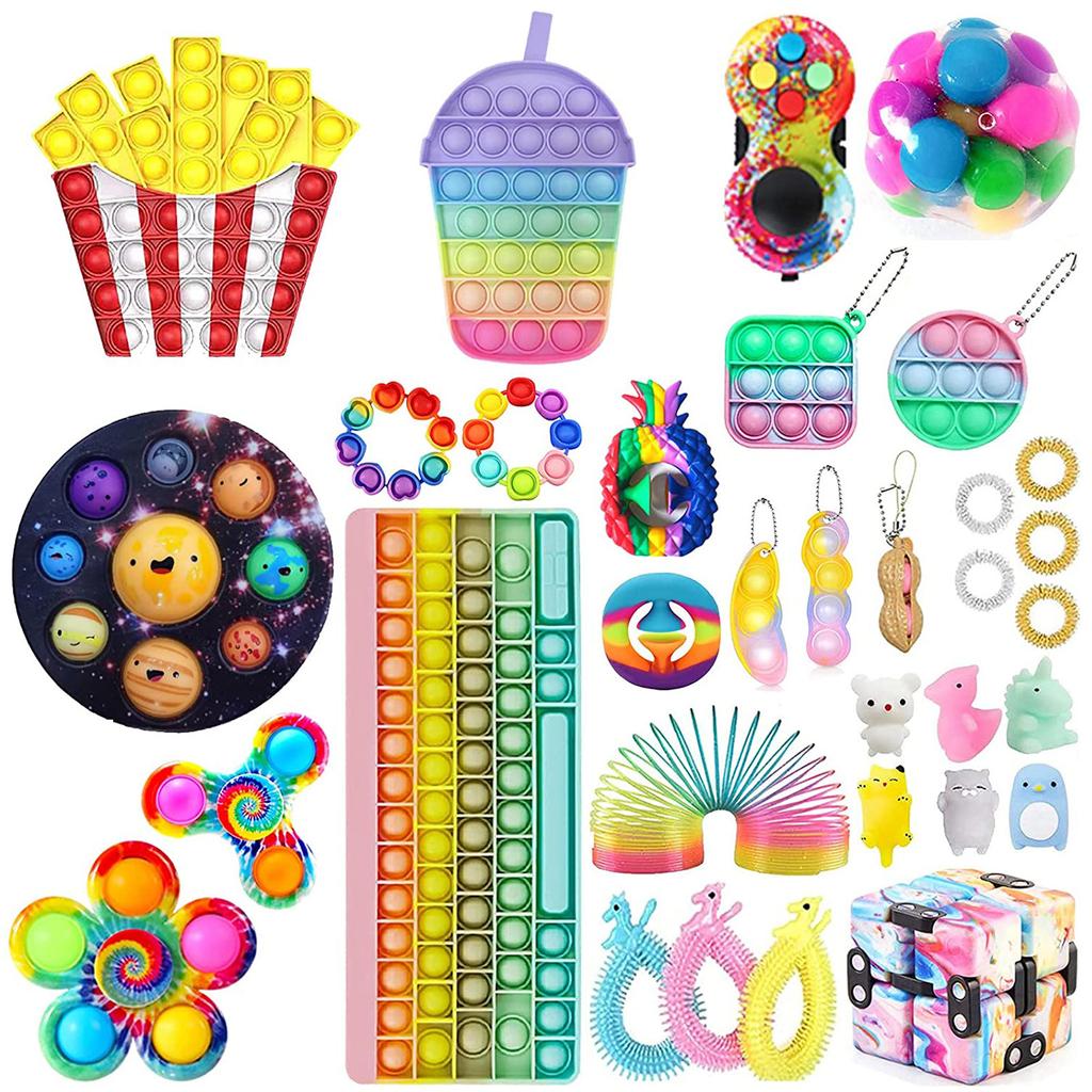 Toy 33-piece Set Of Decompression Sensory Toys For Children Or Adults