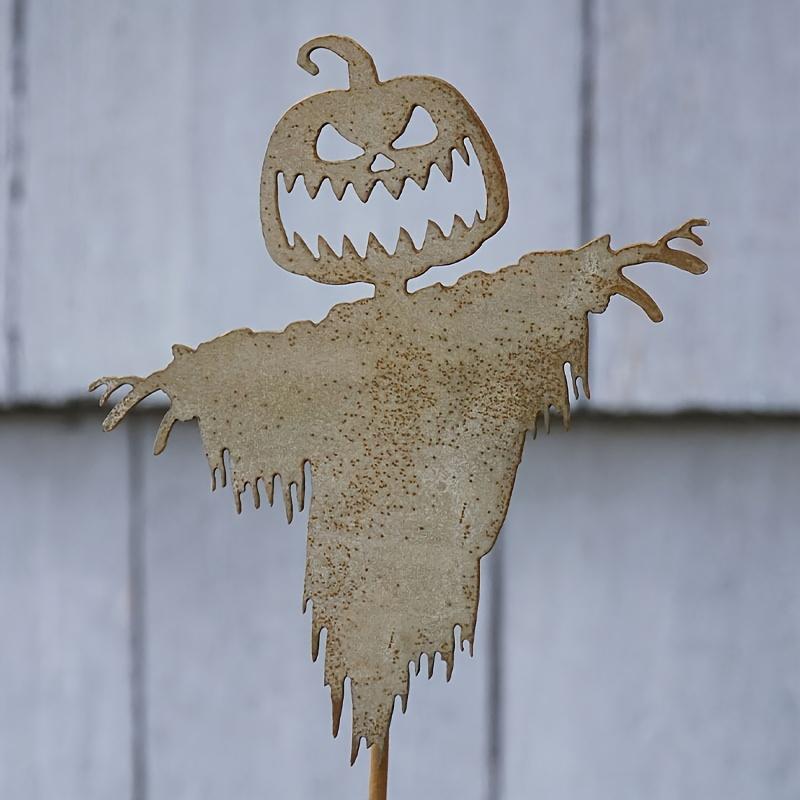 Unique Scarecrow Garden Silhouette, Unique Country Style, Halloween Garden Decoration