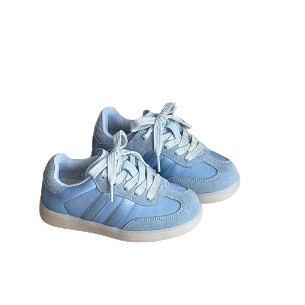 Kids' Korean Style Lightweight German Training Shoes – Spring 2025 New Arrivals, Unisex Low-Top Soft Sports Shoes.