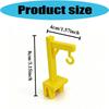Tea Bag Holder for Cup Edge, Plastic Cup Clip with Hook Design for Kitchen Mugs and Desk Cup Brewing, Plastic Mug Tool