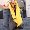 2PCS Quick Drying Dog And Cat Towels Soft Fiber Towels Absorbent Bath Towel Pet Bathrobe Convenient Cleaning Towel Pet Supplies