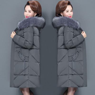 Winter Middle-aged and Elderly Jacket Women's Slim Padded Jacket Mid-length Women's Padded Jacket