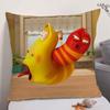 Classic Funny Anime LLarva Cushion Cover Natural Linen Organic Fabric DoubleSided Printing Sofa Home Decor Gift Pillow Case