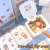 Ins Tlačidlo Stolný Roztomilý Úložný Box s Vekom Drobnosti Mini Úložný Box na Šperky Organizér Kawaii Box Nádoba Úložný Malý